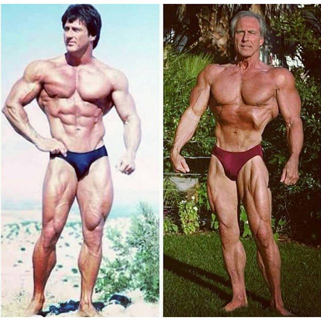 Frank Zane then and now