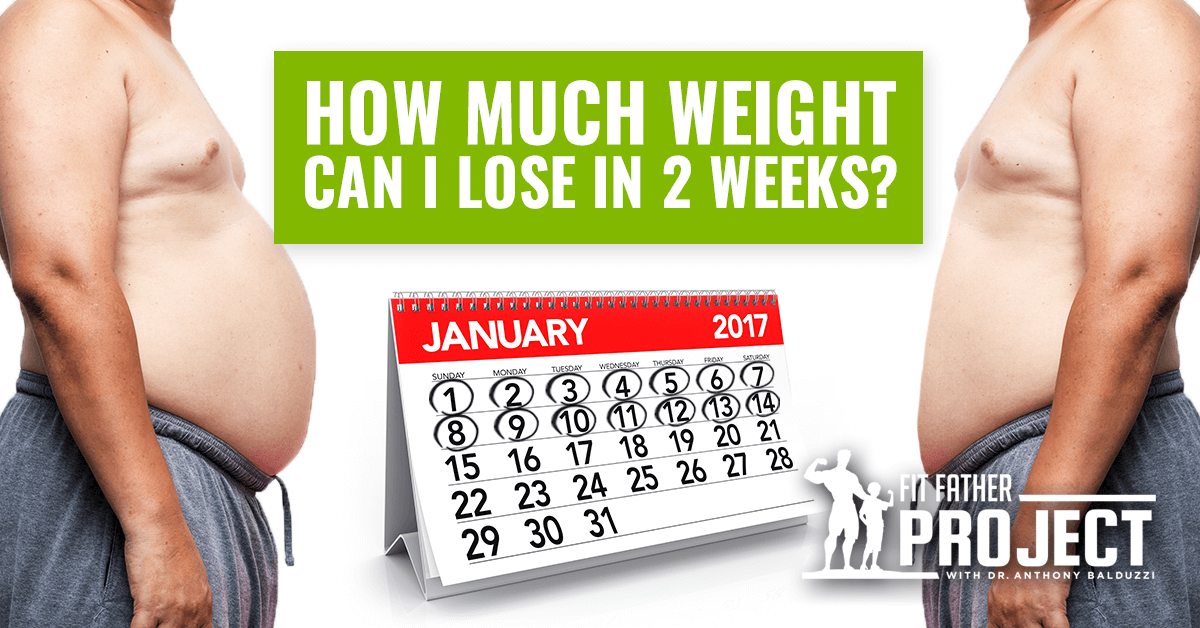 how much can i lose weight in 2 weeks