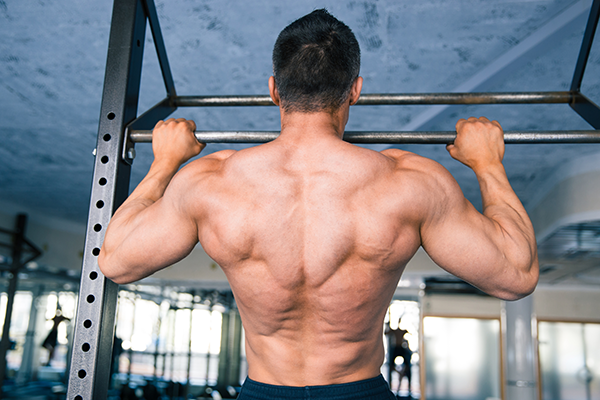 Pull-up power workout for men