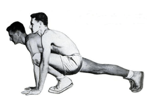 man doing burpee weight loss workouts for men feature image