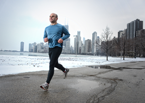 man running