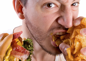 man binge eating intermittent fasting basics