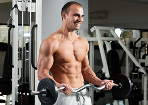 man doing curls workout tips for men