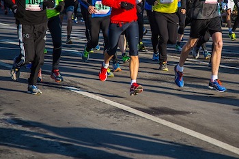  marathon race vinter träning för män