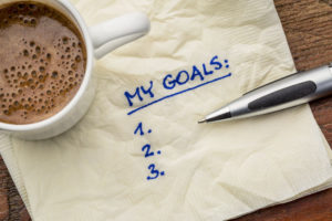 napkin with long-term goals how long does it take to get in shape