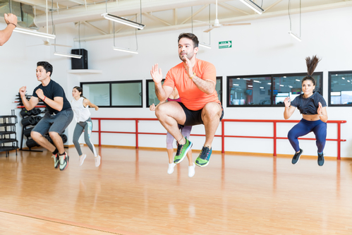 people tuck jumping power workout for men