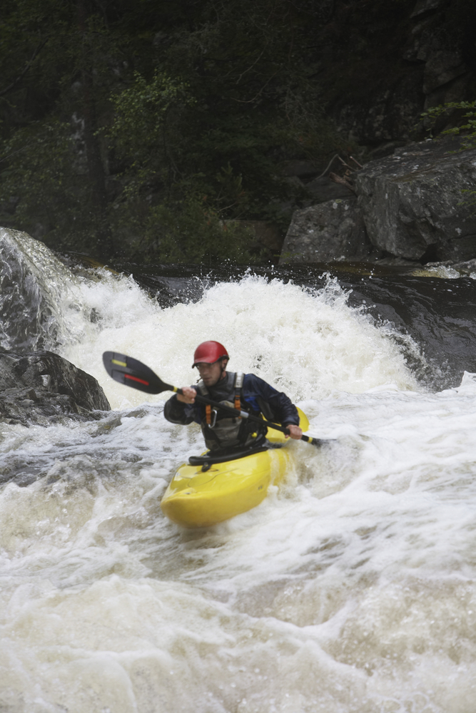 kayaking white water rapids power workout for men