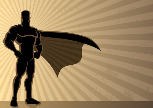 caped hero power workout for men