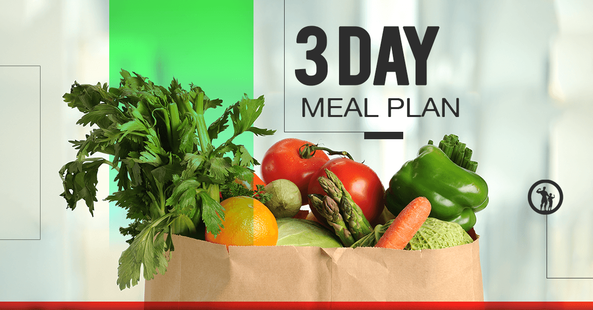 3 day meal plan