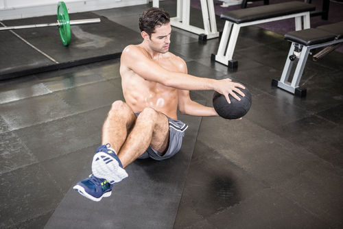 Medicine ball twist - Core workouts for men
